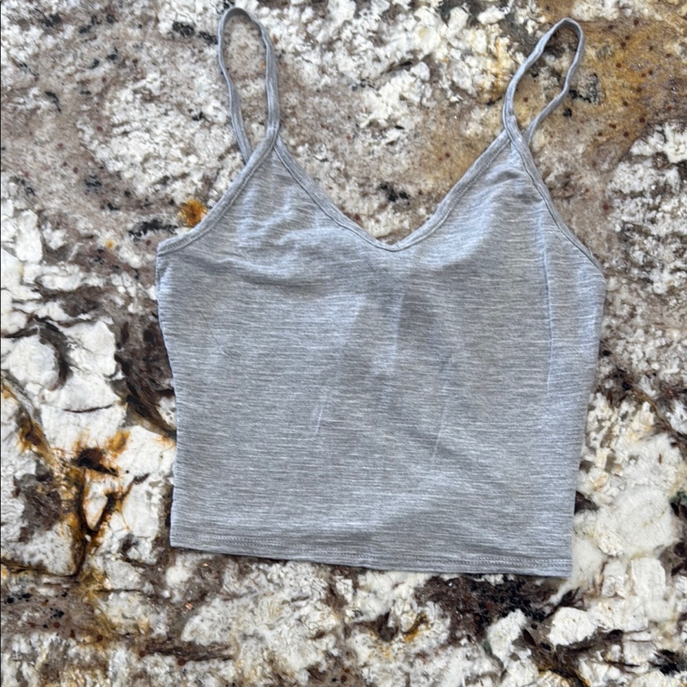 Gray Women's Spaghetti Strap Top